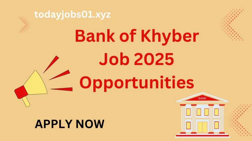 Bank of Khyber Job